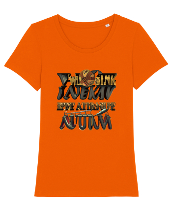 Art Deco Bright Orange