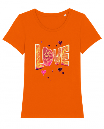 Love in the Air Bright Orange