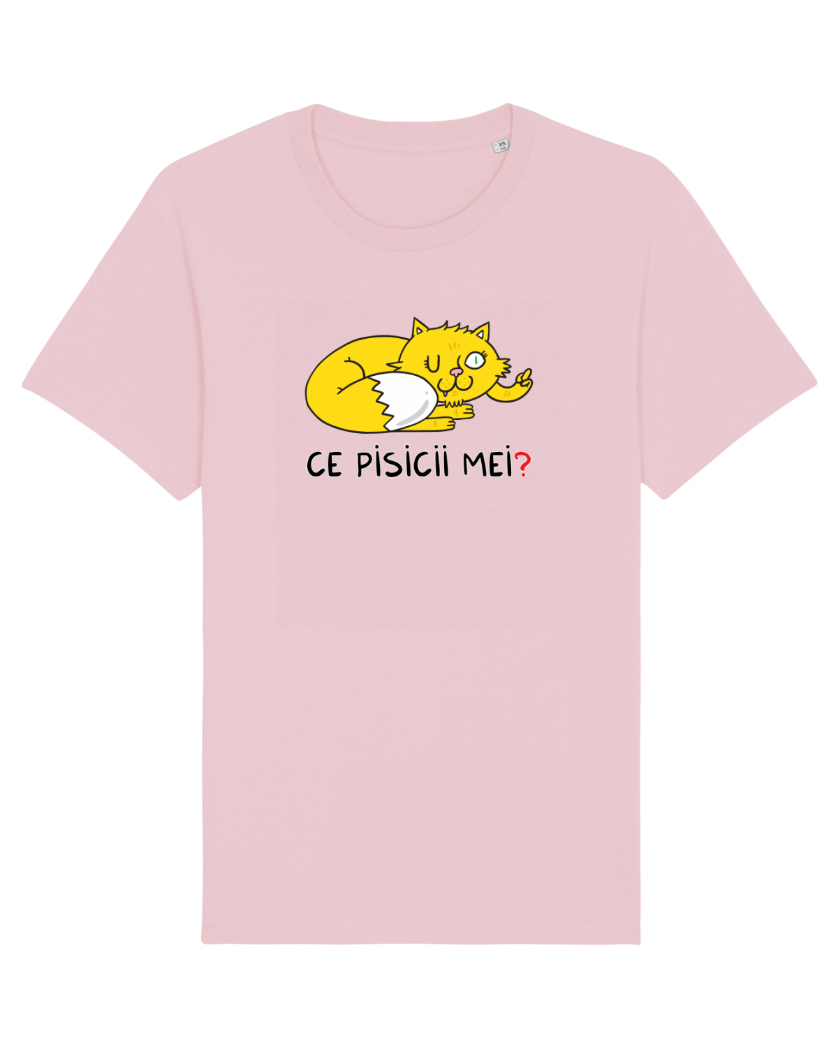 Tricou mânecă scurtă Unisex Rocker Cotton Pink