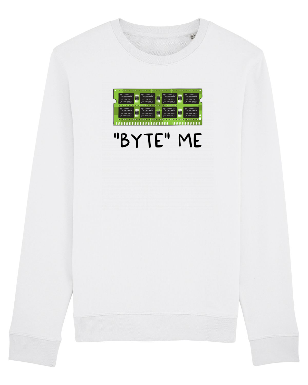 Bluză mânecă lungă Unisex Rise White