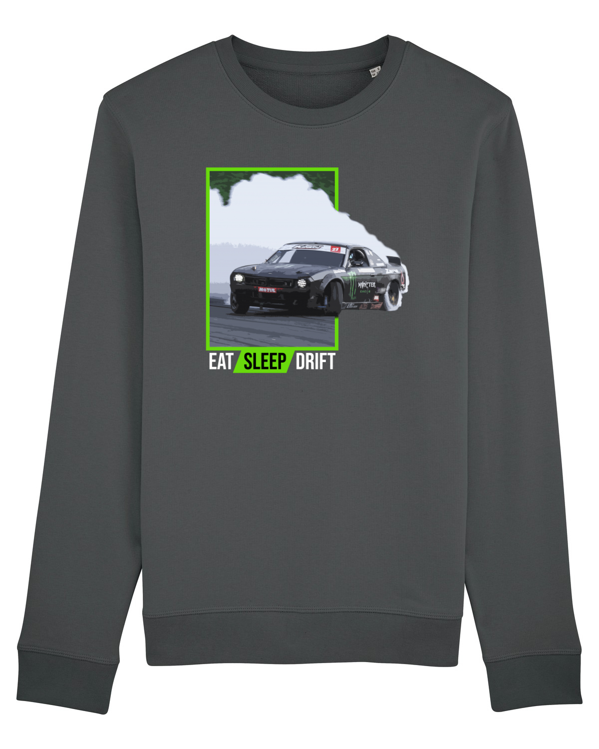 Bluză mânecă lungă Unisex Rise Anthracite