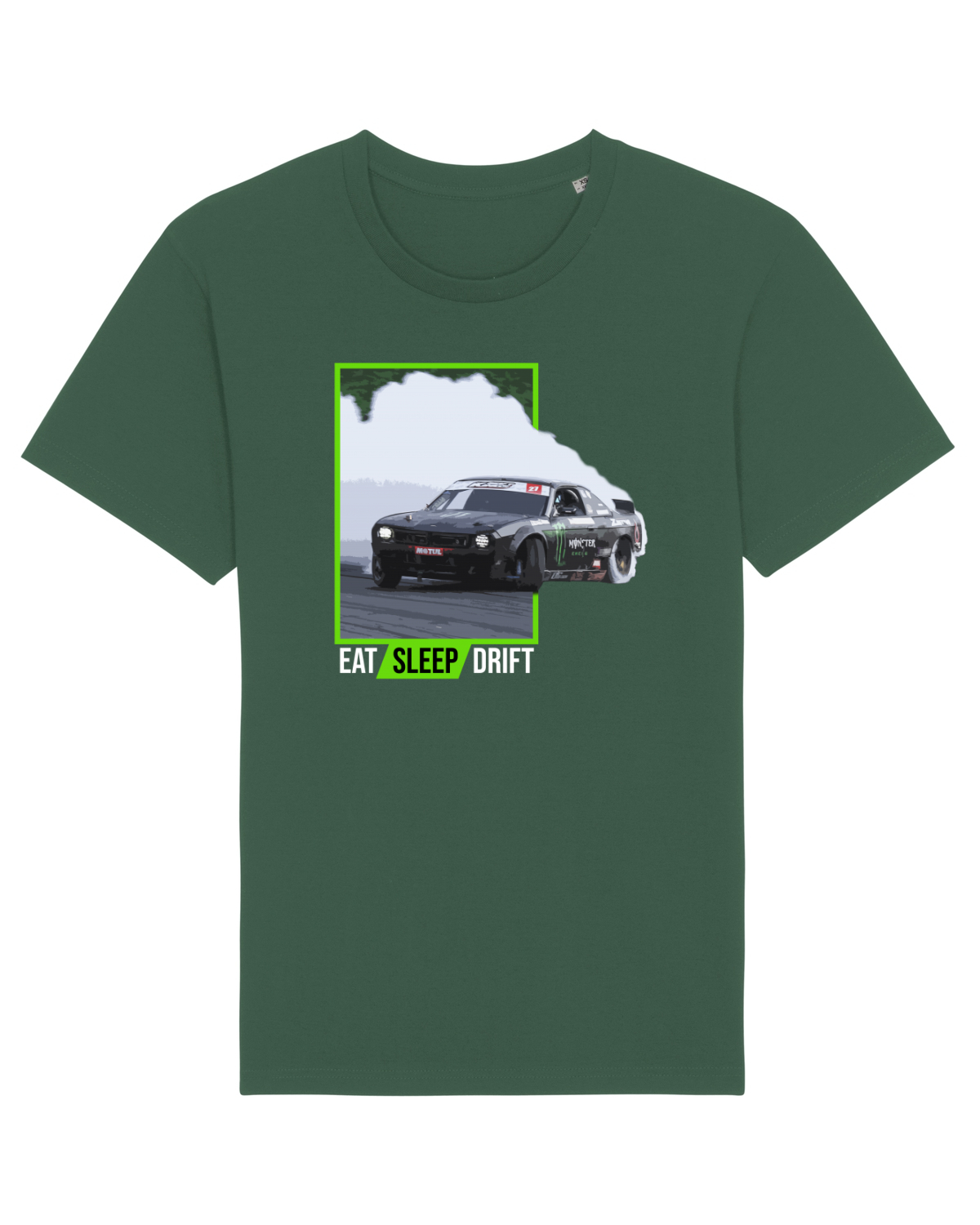 Tricou mânecă scurtă Unisex Rocker Bottle Green