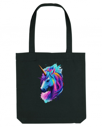 Neon Unicorn Dreams Black