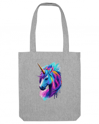 Neon Unicorn Dreams Heather Grey