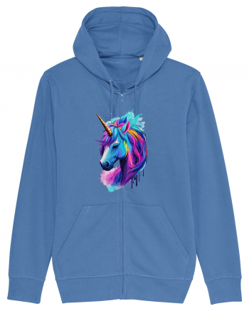 Neon Unicorn Dreams Bright Blue