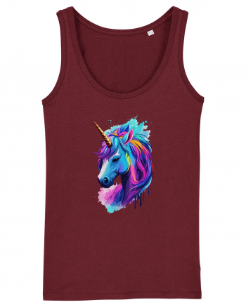 Neon Unicorn Dreams Burgundy