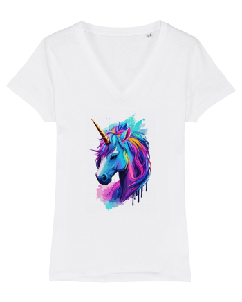 Neon Unicorn Dreams White