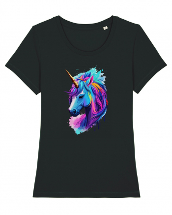 Neon Unicorn Dreams Black