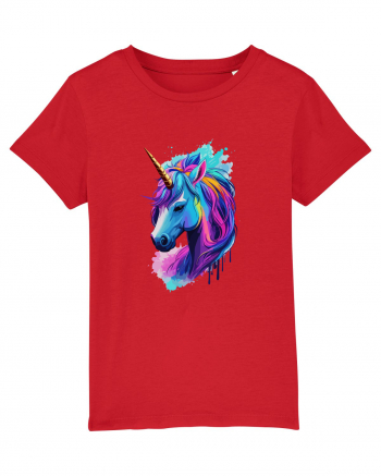 Neon Unicorn Dreams Red