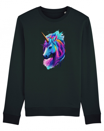 Neon Unicorn Dreams Black