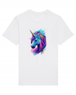 Neon Unicorn Dreams Tricou mânecă scurtă Unisex Rocker