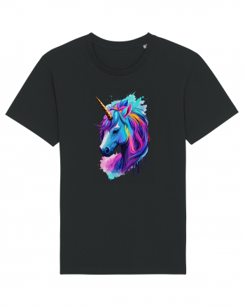 Neon Unicorn Dreams Black