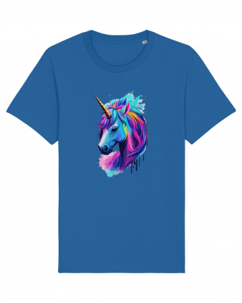 Neon Unicorn Dreams Royal Blue