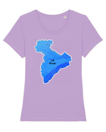 Giurgiu County Map Lavender Dawn