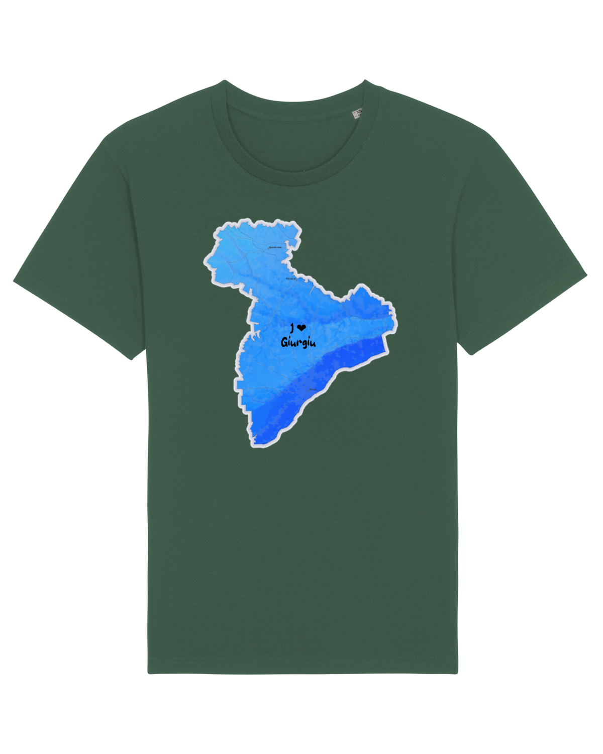 Tricou mânecă scurtă Unisex Rocker Bottle Green