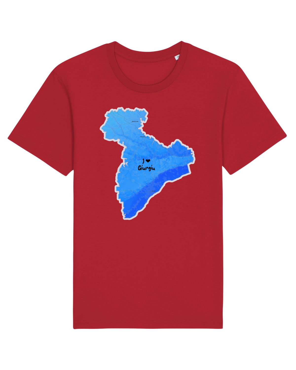 Tricou mânecă scurtă Unisex Rocker Red