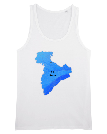 Giurgiu County Map White