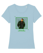 CALL ME ASPARAGUS Tricou mânecă scurtă guler larg fitted Damă Expresser