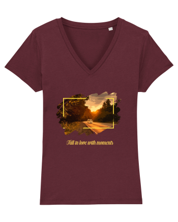 Fall in love with moments Burgundy