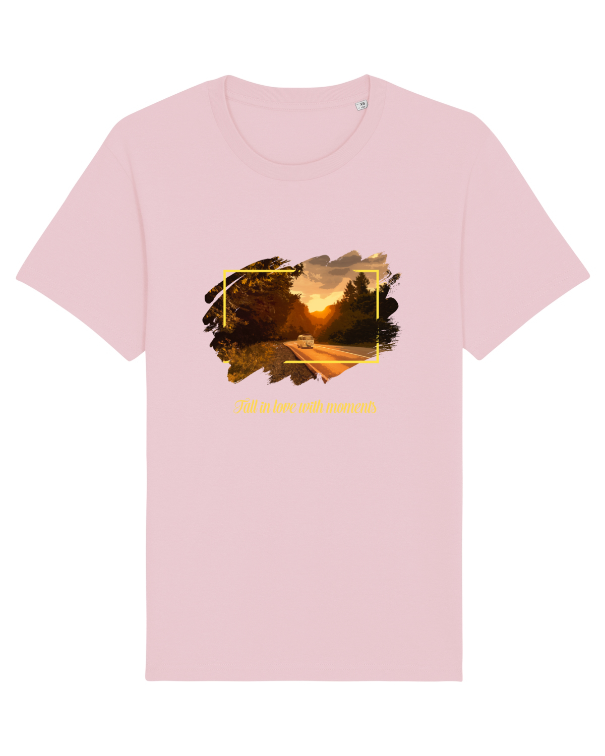 Tricou mânecă scurtă Unisex Rocker Cotton Pink
