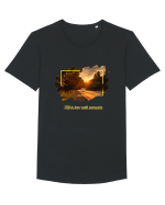 Fall in love with moments Tricou mânecă scurtă guler larg Bărbat Skater