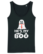 He is My Boo Cute Halloween Funny Ghost Maiou Damă Dreamer