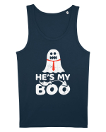 He is My Boo Cute Halloween Funny Ghost Maiou Bărbat Runs