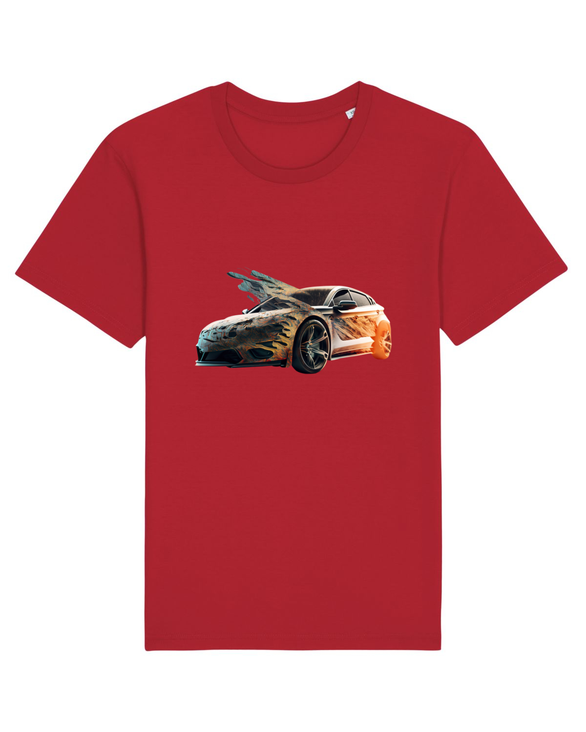 Tricou mânecă scurtă Unisex Rocker Red