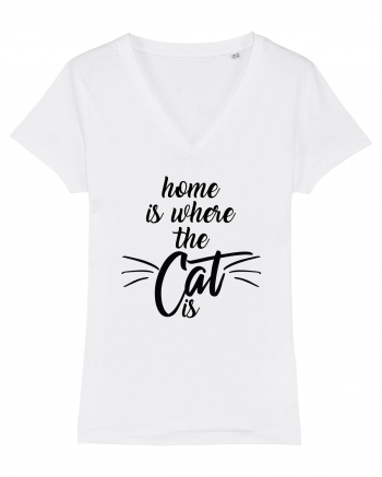 Home is where the cat is White