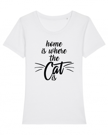 Home is where the cat is White