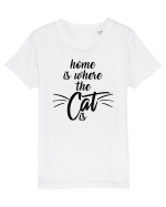 Home is where the cat is Tricou mânecă scurtă  Copii Mini Creator