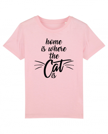 Home is where the cat is Cotton Pink