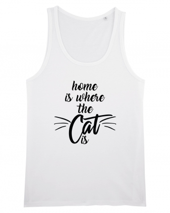 Home is where the cat is White