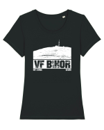 Călător în România - Vf Bihor Tricou mânecă scurtă guler larg fitted Damă Expresser