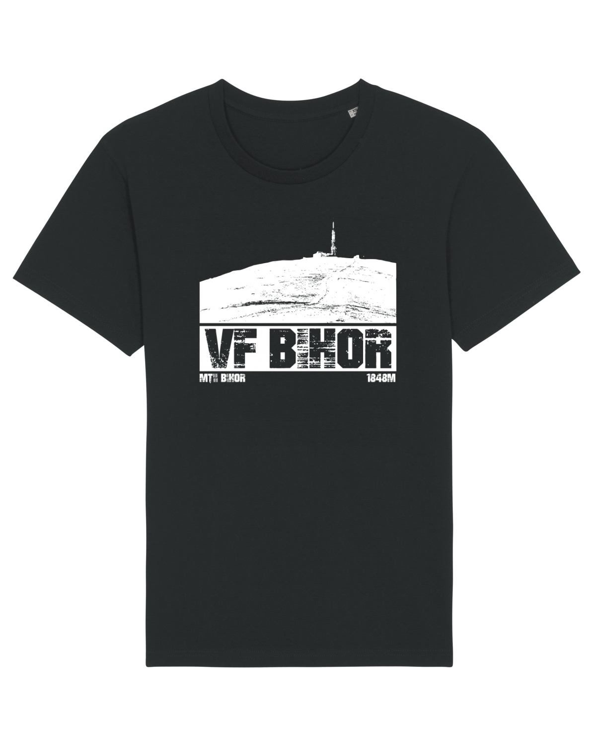 Tricou mânecă scurtă Unisex Rocker Black