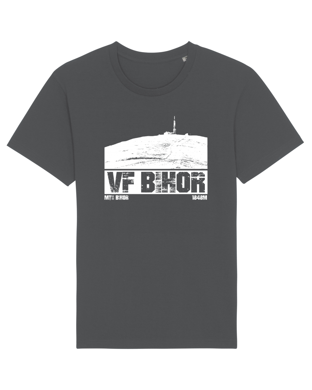 Tricou mânecă scurtă Unisex Rocker Anthracite