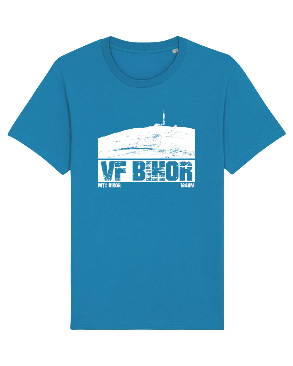 Tricou mânecă scurtă Unisex Rocker Azur