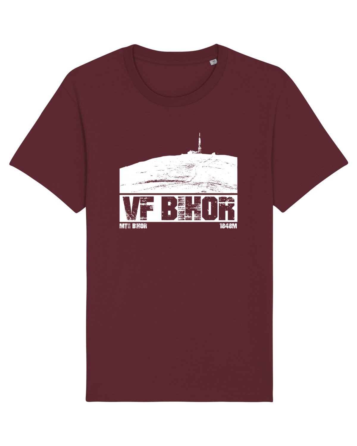 Tricou mânecă scurtă Unisex Rocker Burgundy