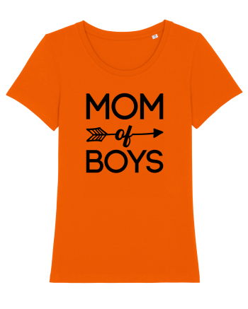 MOM of BOYS Bright Orange
