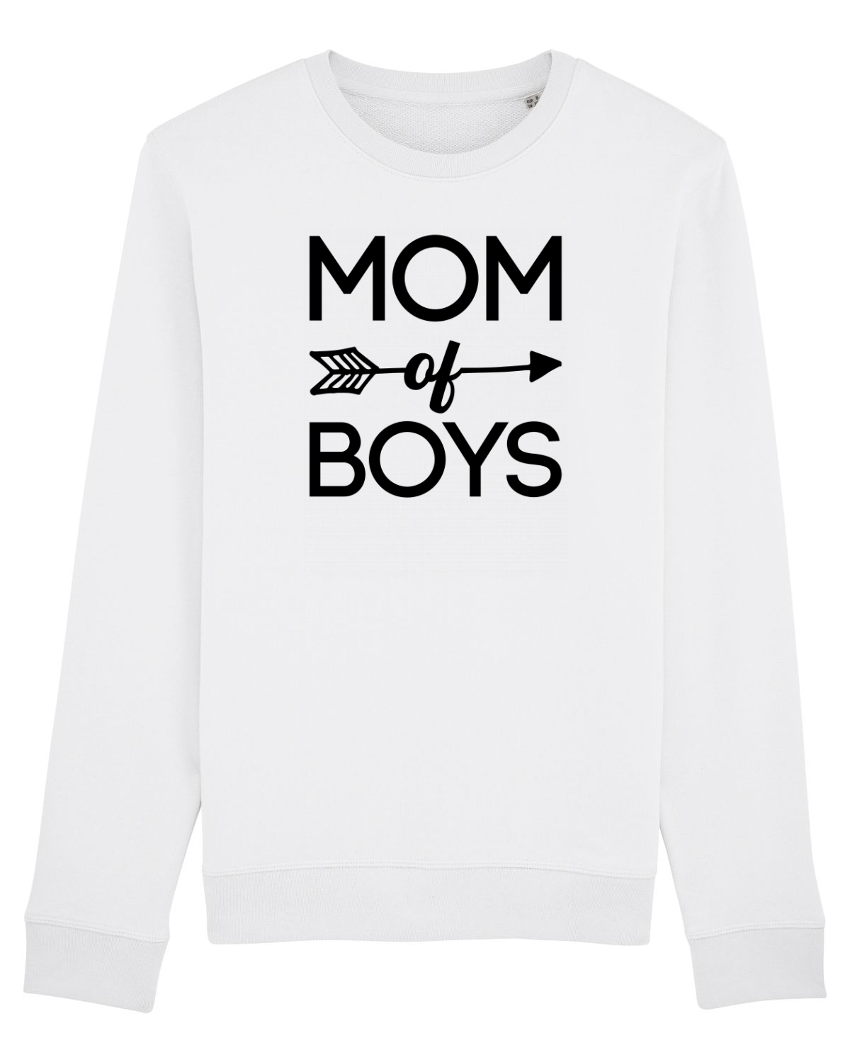 Bluză mânecă lungă Unisex Rise White