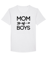 MOM of BOYS Tricou mânecă scurtă guler larg Bărbat Skater