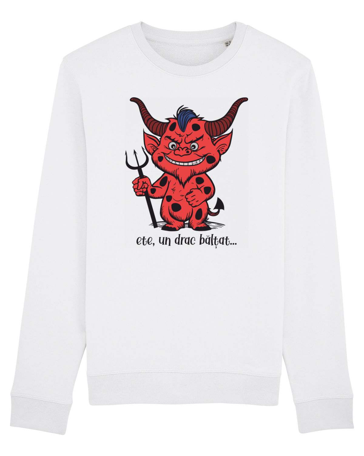 Bluză mânecă lungă Unisex Rise White