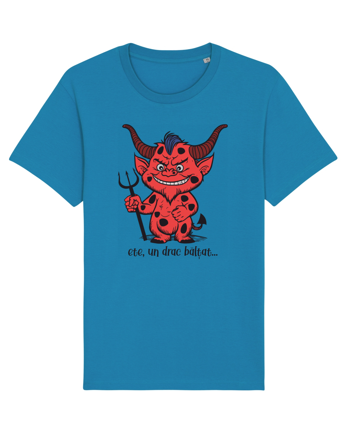 Tricou mânecă scurtă Unisex Rocker Azur