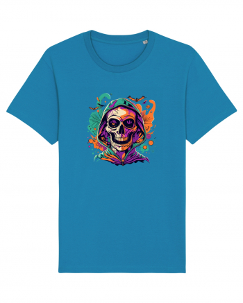 Vibrant Halloween Skull: Spooky and Colorful Delight! Azur