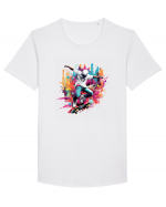 Skater  Guy  Tricou mânecă scurtă guler larg Bărbat Skater