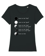 Life Tricou mânecă scurtă guler larg fitted Damă Expresser