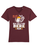 pt iubitorii de bere - Nu ma deranja decat daca ai adus bere Tricou mânecă scurtă guler V Bărbat Presenter