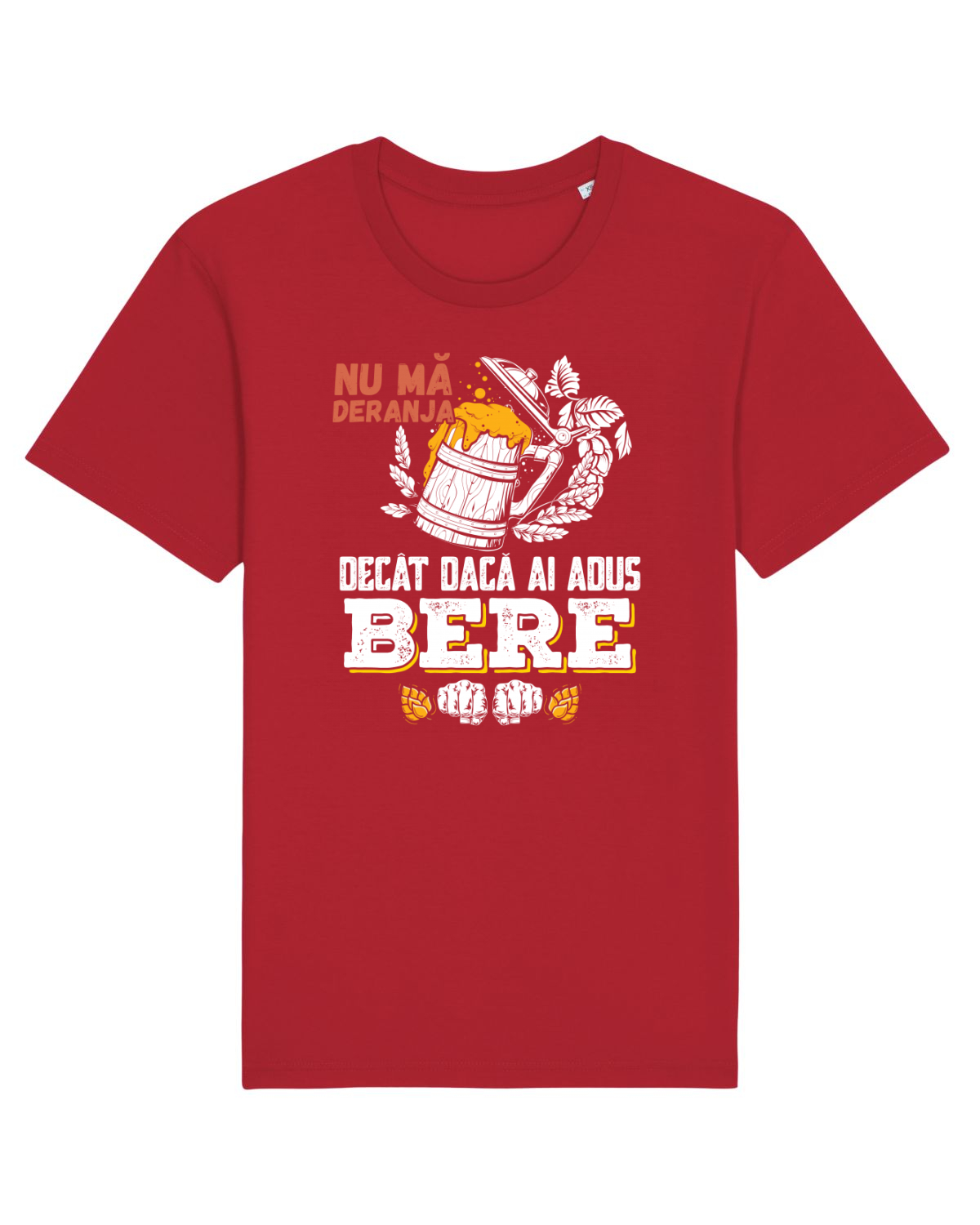 Tricou mânecă scurtă Unisex Rocker Red