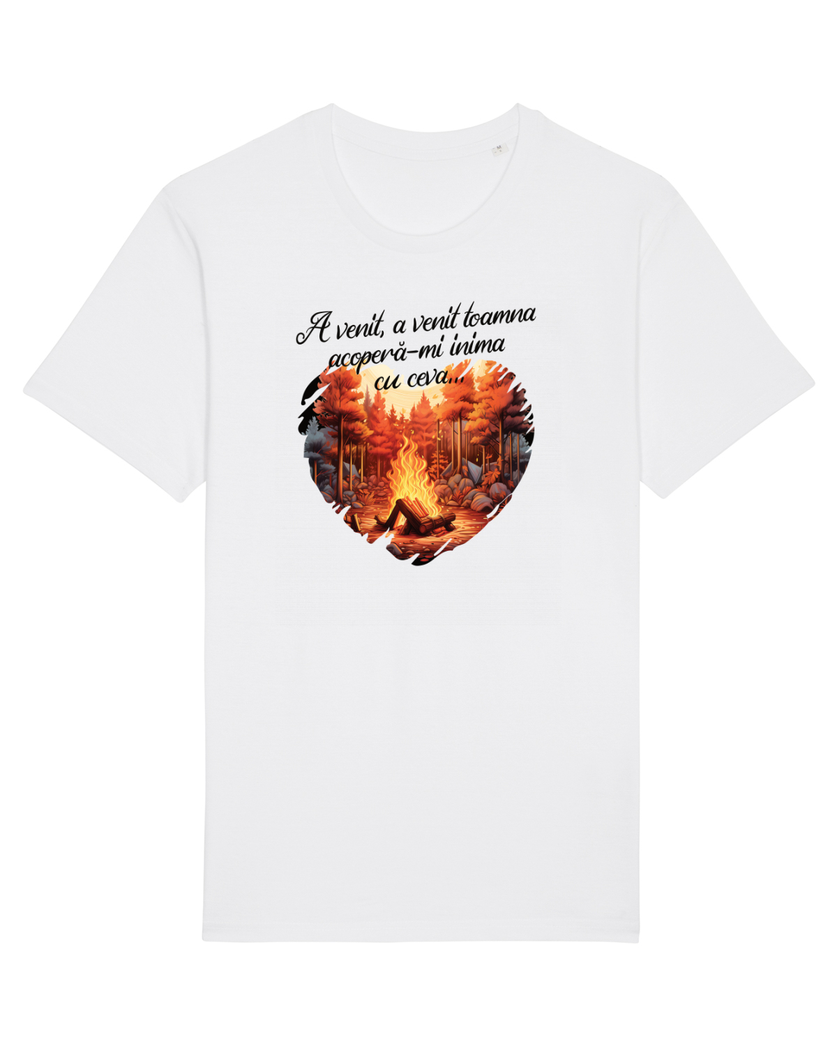 Tricou mânecă scurtă Unisex Rocker White