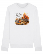 Fall in love with the colors of autumn Bluză mânecă lungă Unisex Rise